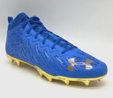 Under Armour Blue Gold UA Team Spotlight Select W MC Football Cleats Men Sz 15