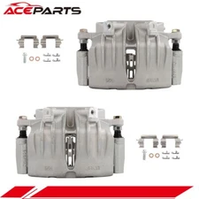 Front Pair Brake Calipers For Buick Chevrolet Trailblazer 03-05 GMC Envoy Isuzu