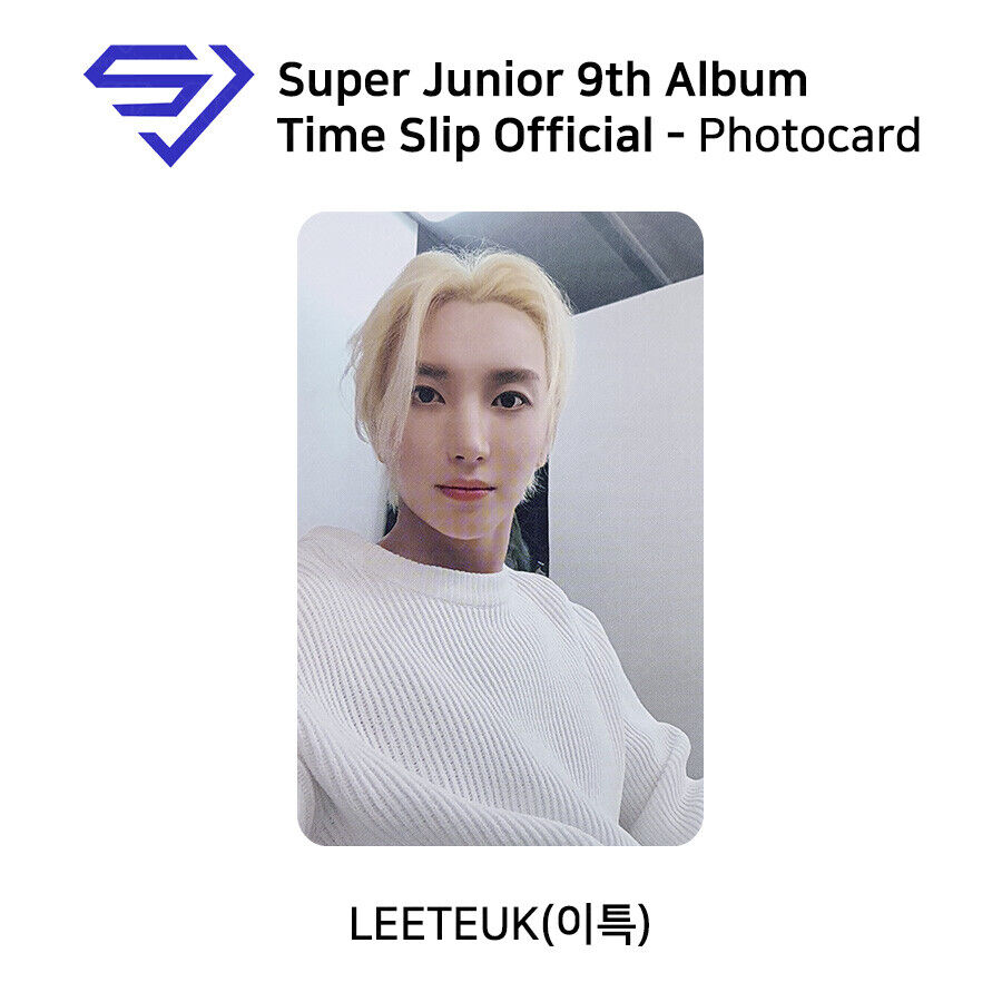 Super Junior 9th Album Time Slip Official Photocard KPOP K Super Junior 9th Album Time Slip Official Photocard KPOP K