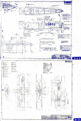 Stearman Model 75 (PT-17 N2S) Flugzeugtechnik Plan Baupläne 40er Jahre RAR