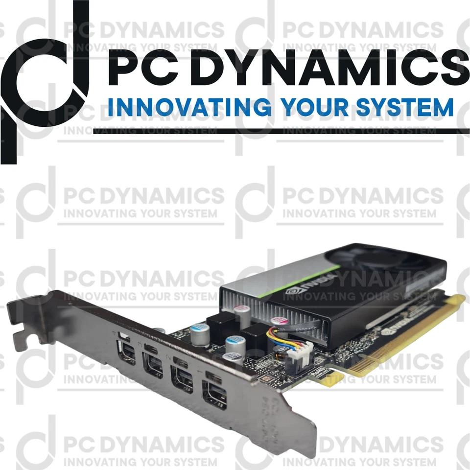 Nvidia T600 4 GB GDDR6 4x Mini-DP PCI-E GPU scheda video alto profilo - Immagine 2 di 3
