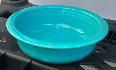 Fiesta Turquoise 8” Serving Bowl~Fiestaware Blue Green Teal 1990's ...