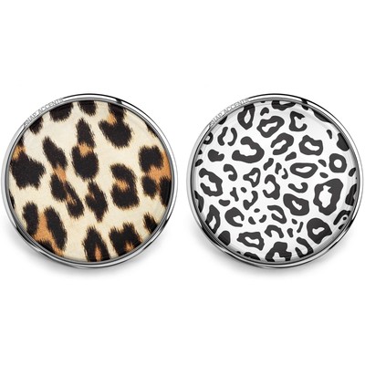 Animal Print Snap Jewelry Ginger Charm 18MM Leopard Cheetah Pattern Charm Button