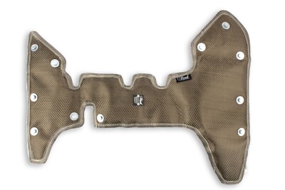 Audi TTS turbocharger heat protection/turbo diaper radio titanium look