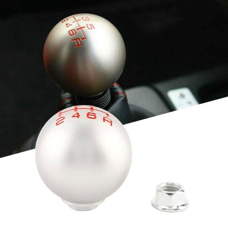 Aluminum 6 Gear Knob Ball Shifter Lever Head Universal Fit