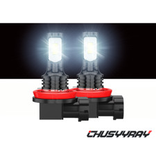 For Honda Accord Civic 2006-2019 H11 H8 Fog Light 6000K White LED Bulbs 2x