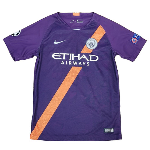 Manchester City Nike Boys Youth Soccer 201819 Jersey Size L or 1213