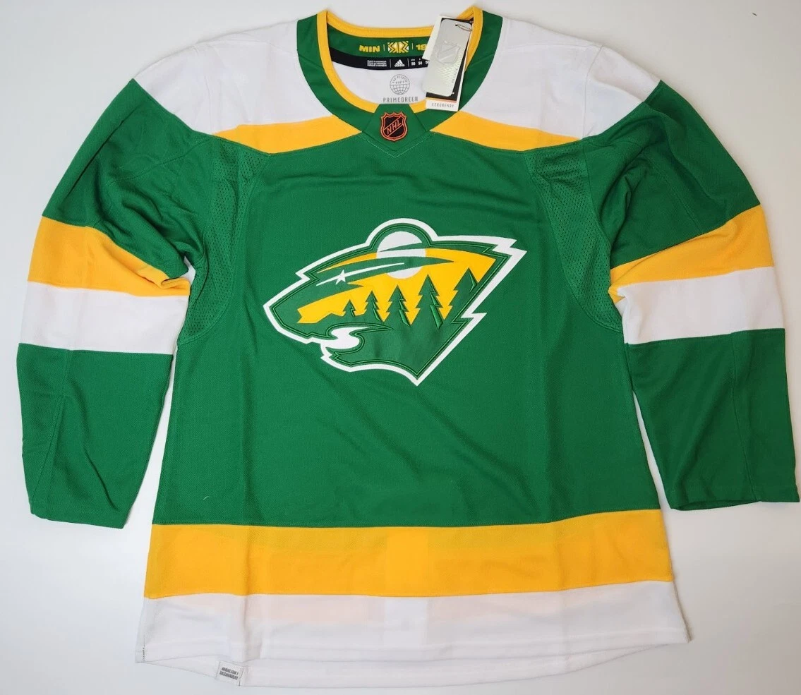 Minnesota Wild Adidas Authentic NHL Hockey Jersey NWT Mens Size 56