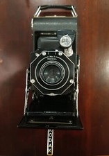 Vintage Kodak Junior Six-16 Series II Kodex No.1 Folding Camera w/ Leather Case