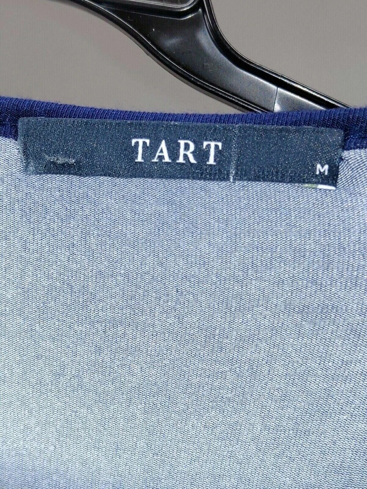 Vestido para mujer Tart manga 3/4 talla mediana multi rayas tie-dye elástico largo Foto 3 de 4