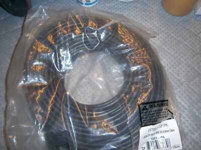 100 Ft  Black Cat6 Cable Ethernet RJ-45 Cat6 Patch Cord Internet LAN Network