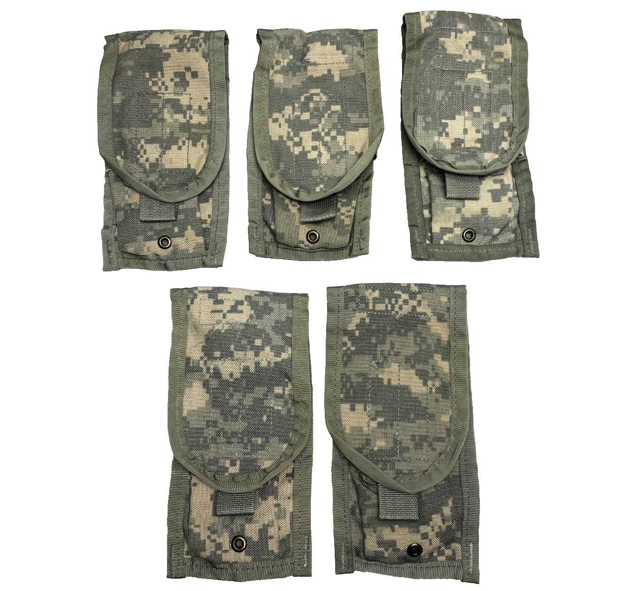 5 US Army Molle Double Mag Pouch ACU UCP Digital Military Ammo Magazine EXC-image