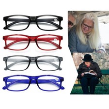 READING GLASSES LENS 4 PACK LOT CLASSIC READER UNISEX MEN WOMEN STYLE LOT