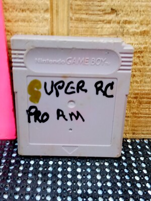 Super R.C. Pro-Am  Racing Nintendo Game Boy Gameboy Original  Tested Damaged Lab