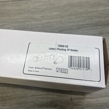 DELTA 73850-SS Lahara Pivoting Toilet Paper Holder, Brilliance Stainless READ