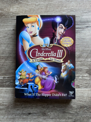 NEW Cinderella III A Twist in Time (DVD 2007) w/ COLLECTIBLE 3D