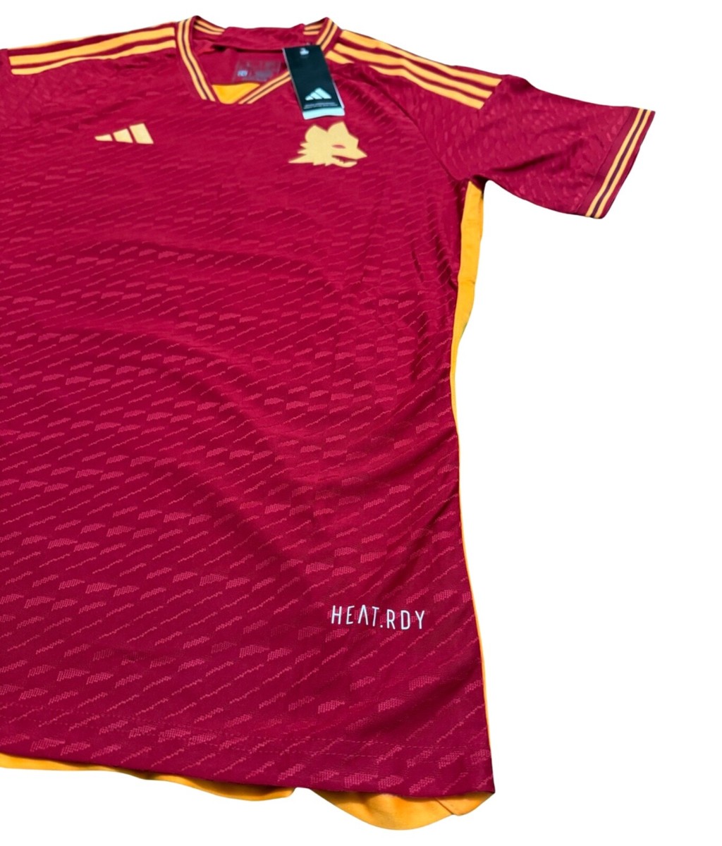 Maillot AS Roma Porté En Match - Numéro 17 Azmoun - Taille L Adidas - Training Noir - Collector