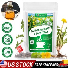 24 Bags Dandelion Tea Leaf  Root Herbal Tea for Liver  Kidney Health Detox