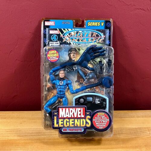Marvel Legends Series V 5 Mr. Fantastic Action Figure Toy Biz 2003 NEW - Afbeelding 1 van 3
