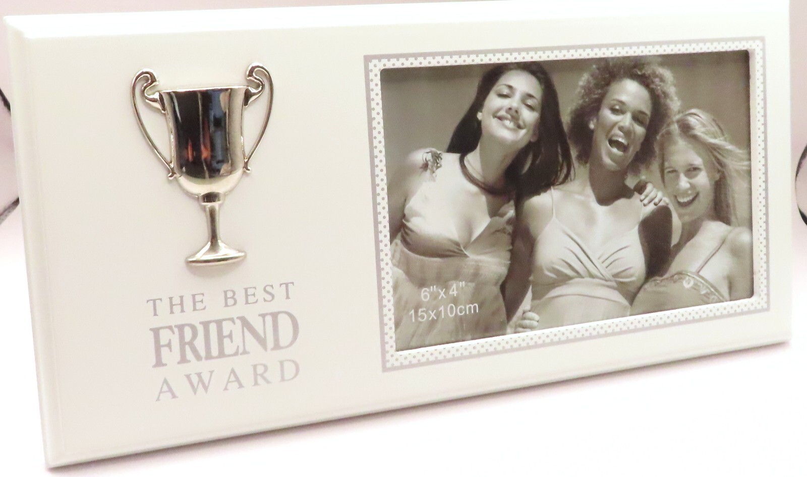 The Best Friend Award Photo Frame 13 CM with Trophy Detail Home Decor Gift