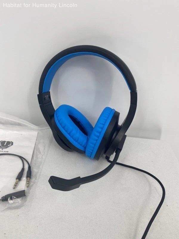 Butfulake Black Blue Sl 300 Gaming Headset With Microphone And