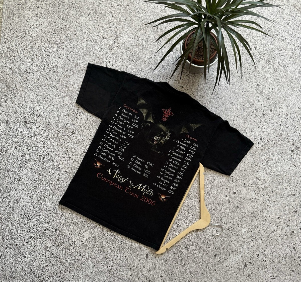 Vintage Blind Guardian A Twist In The Myth Tour 2006 Men's