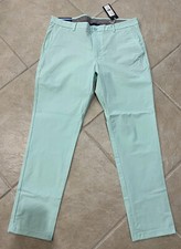 Vineyard Vines On The Go Performance Pants Mens 36x32 Crystal Blue 1P00005 125