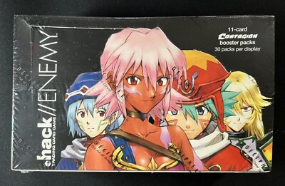 2003 Dot Hack Enemy Contagion Booster Box 30 Packs TCG CCG NEW FACTORY SEALED