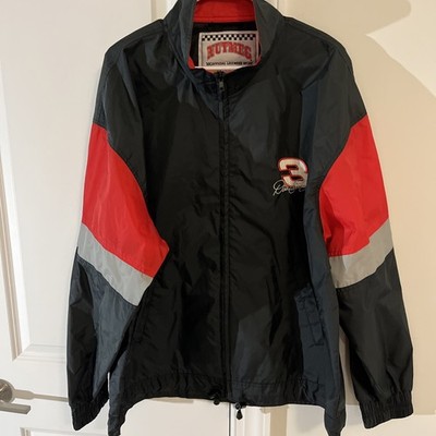 Nutmeg Vintage Nylon Retro Dale Earnhardt #3 NASCAR Windbreaker Team jacket XL