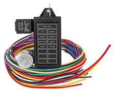 Jegs Universal Wiring Harness 8-circuit With Fuse Block