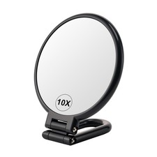 1X/10X Magnifying Handheld Mirror Double Sided, Foldable Travel Makeup Mirror...