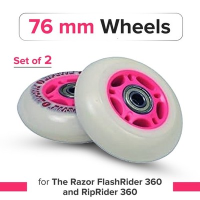 Lot De 6 Roues De Rechange Crazy Creek - 72 Mm 82A - Roller Fitness - Transparent