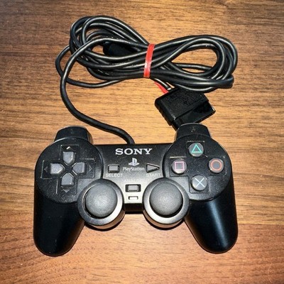 Sony   PlayStation 2 PS2 DualShock 2 Analog original wired Controller   Black