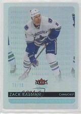 2014-15 Fleer Ultra Platinum Medallion 70/99 Zack Kassian #189 0c3