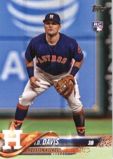 2018 Topps #341 J.D. Davis RC - BB