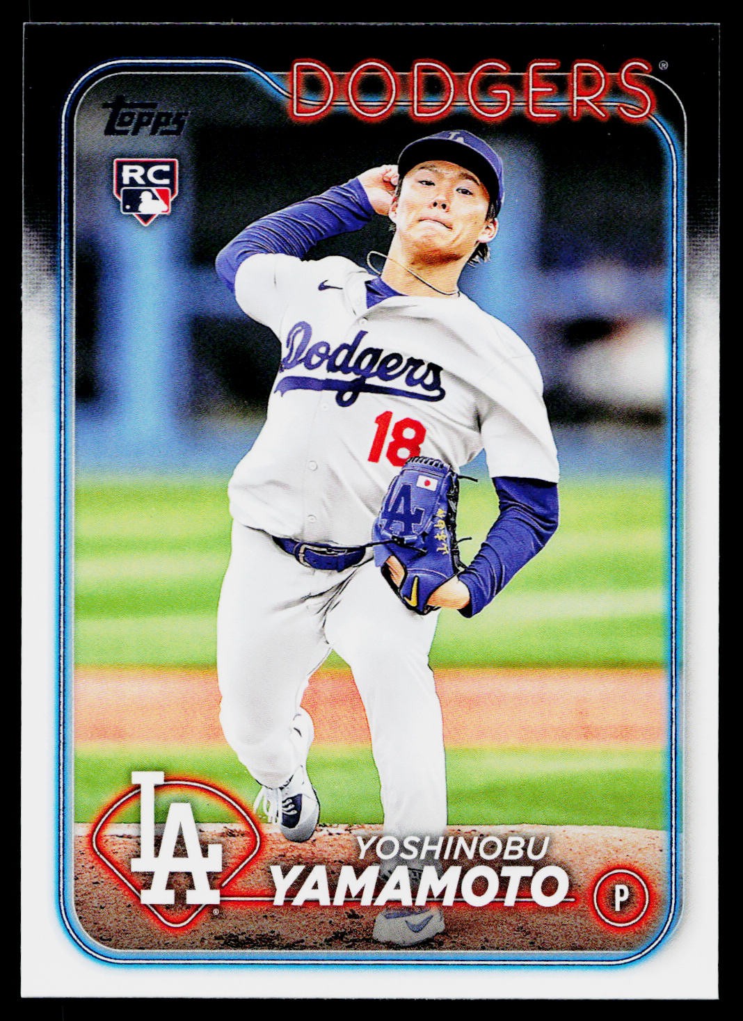 2024 Topps - Yoshinobu Yamamoto #553 *RC* - Los Angeles Dodgers