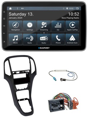 Blaupunkt USB DAB SD MP3 Bluetooth Autoradio für Opel Astra J ab 2009 Perl schwa