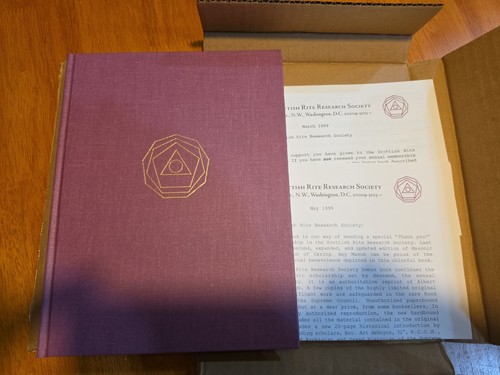 Cover of Albert Pike The Book of the Words Sephir H'Debarim 1999 SRRS