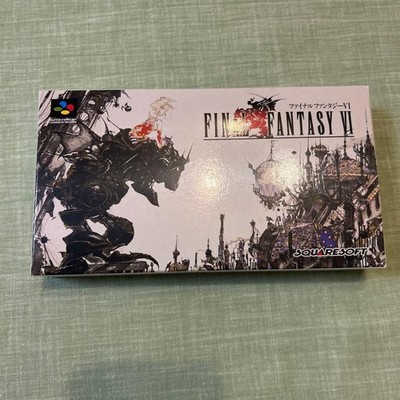 Final Fantasy VI FF6 Super Famicom SFC Nintendo Sealed Japan New Unopened NEW