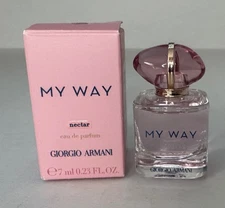 Giorgio Armani My Way Nectar EDP Mini Splash Eau de Parfum .23 Oz / 7 mL New  