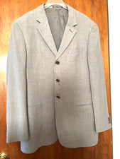 ARMANI Collezioni Blazer 40 R Lana Wool/ Silk Blend Jacket Italy