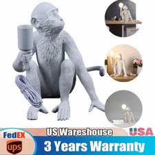 Monkey Table Lamp Desk Lamp Resin Monkey Lamp Bedroom Bedside Reading Lamp New