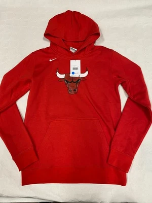 Sweat Nike Chicago Bulls Logo Rouge NBA Enfant Taille XL Officiel - Photo 1/4