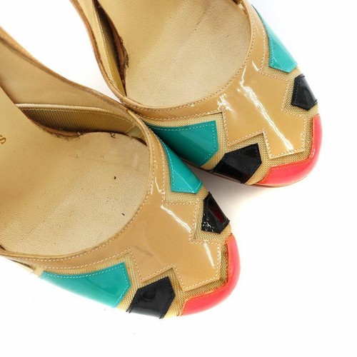 Christian Louboutin Pumps Absatz Leder Mehrfarbig EU35/US5 Original aus Japan - Bild 21 von 24