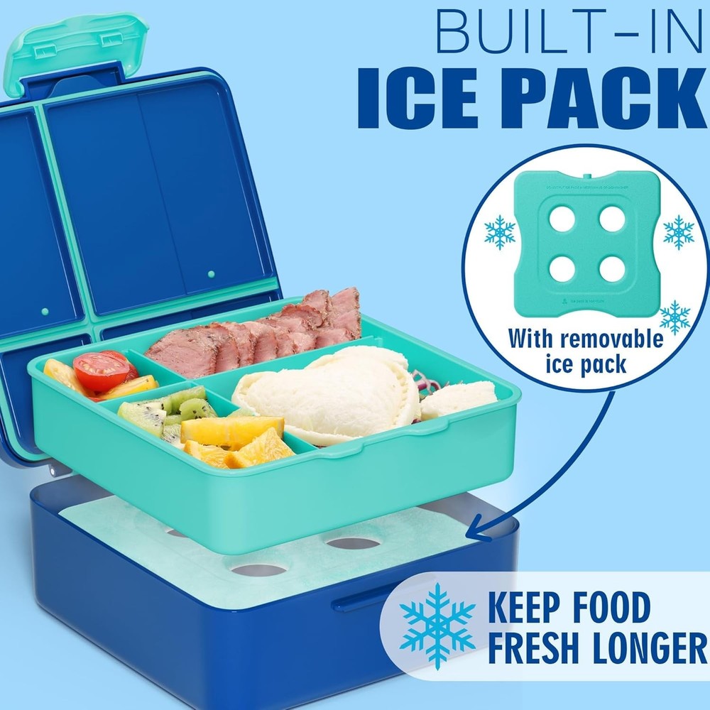 Chill Bento Box for Kids Adult, Leak Proof Toddler Lunch Box