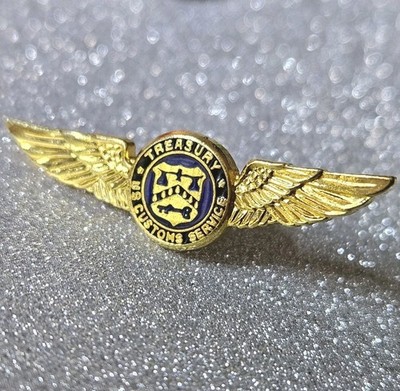 US Customs Service Treasury Wings Small Lapel Pin