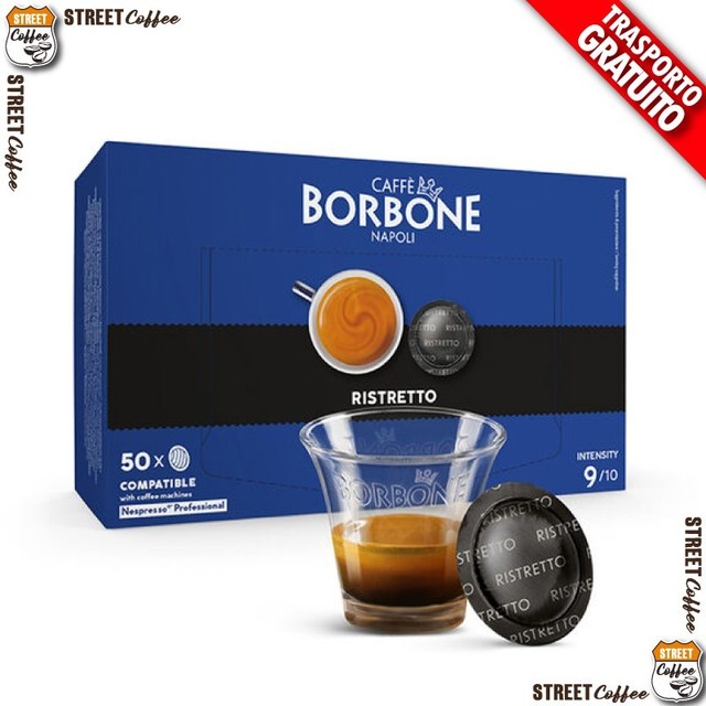 50 100 200 300 400 Cialde Compati Nespresso Professional caffè Borbone Ristretto