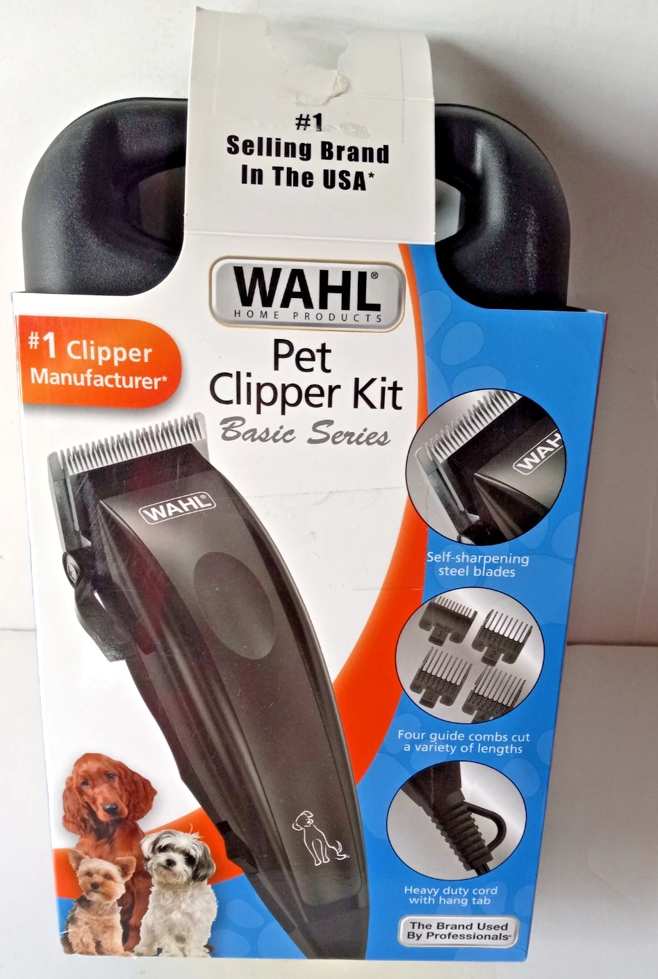 Wahl Pet Clipper Kit Basic Series 10 Piece Pet Grooming Kit Open Box Never Used