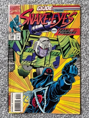 G.I. JOE COMIC #140 (SNAKE EYES, TRANSFORMERS GENERATION 2)