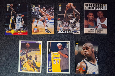 Shaq NBA Karten Lot Vintage 90er Orlando Magic Lakers Basketball Cards